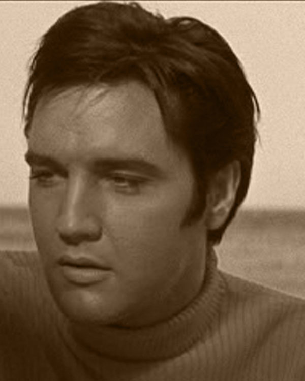 Elvis Presley in 1968 (MGM)